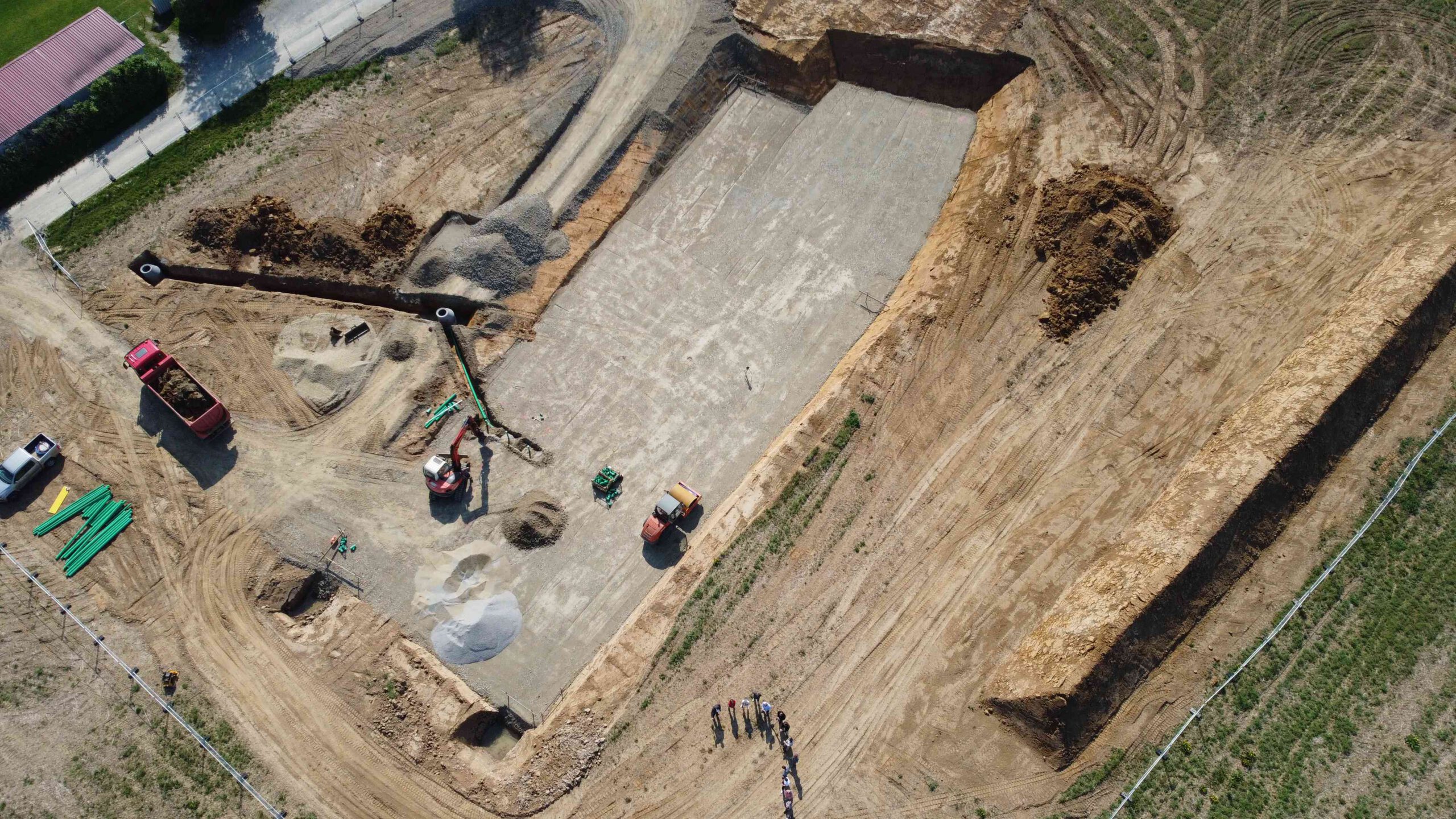 KITA Oberschneiding Spatenstich Baustelle